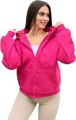 Artivri Full Sleeve Solid Women Sweatshirt