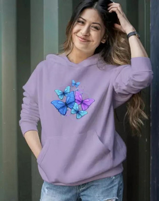 FLAXWEAR Full Sleeve Printed Women Sweatshirt