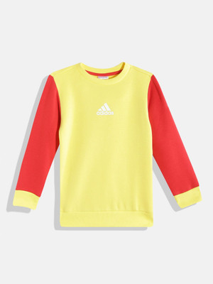 ADIDAS Full Sleeve Printed Boys Sweatshirt