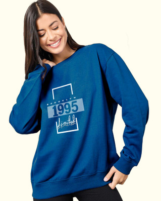 ENITOR Full Sleeve Printed Women Sweatshirt