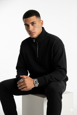 Alvis Trends Full Sleeve Solid Men Sweatshirt