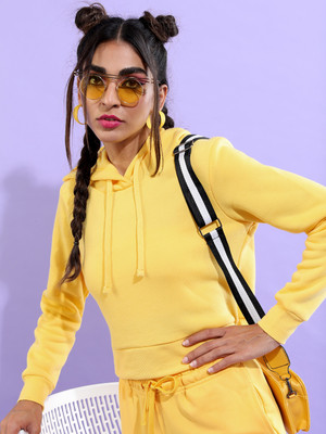 Tokyo Talkies Full Sleeve Solid Women Sweatshirt