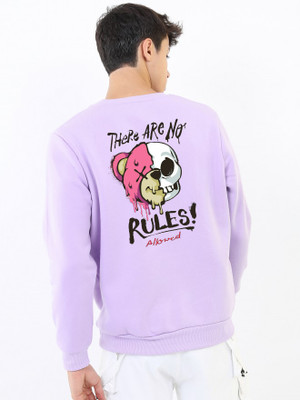 Else & What Full Sleeve Printed Men Sweatshirt