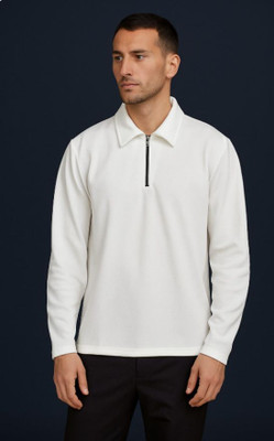 MYMUNI Full Sleeve Self Design Men Sweatshirt