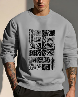 AUSK Full Sleeve Graphic Print Men Sweatshirt