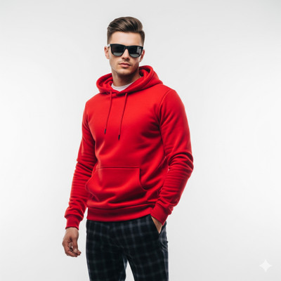 NV COLLECTION Full Sleeve Solid Men Sweatshirt