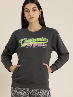 DILLINGER Full Sleeve Printed Women Sweatshirt