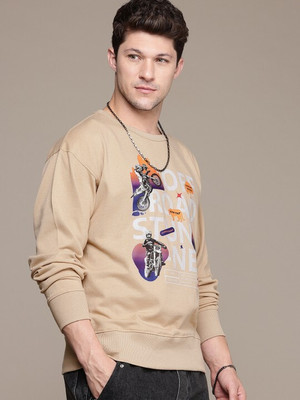 Roadster Full Sleeve Graphic Print Men Sweatshirt