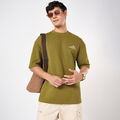 Urban Ranger by Pantaloons Half Sleeve Solid Men Sweatshirt