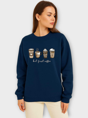 Stylezone Full Sleeve Self Design Women Sweatshirt