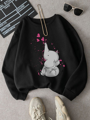 ERAWORLD Full Sleeve Graphic Print Women Sweatshirt