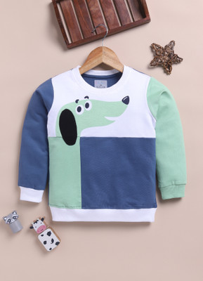 LIL KNOTS Full Sleeve Printed Boys & Girls Sweatshirt