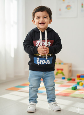 Shavi fashions Full Sleeve Graphic Print Boys & Girls Sweatshirt