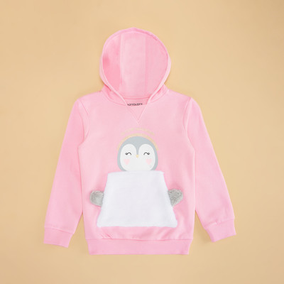 Pantaloons Junior Full Sleeve Solid Girls Sweatshirt