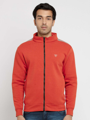 Status Quo Full Sleeve Self Design Men Sweatshirt