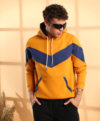 CAMPUS SUTRA Full Sleeve Color Block Men Sweatshirt