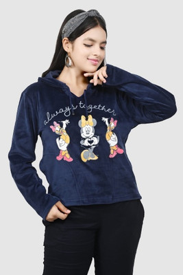 NEYSA Full Sleeve Printed Girls Sweatshirt