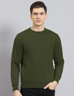 Smart Colors Full Sleeve Solid Men Sweatshirt