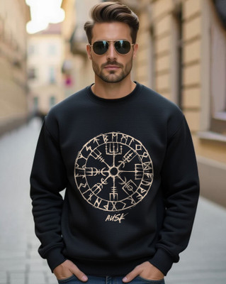 AOOSH Full Sleeve Printed Men Sweatshirt