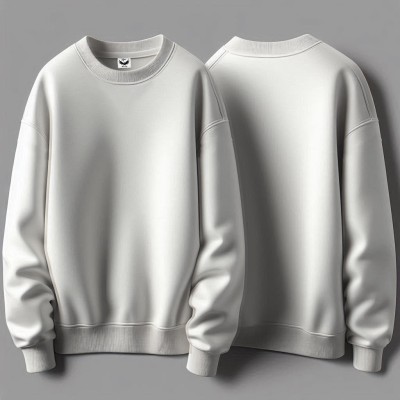 INFIRAX Full Sleeve Solid Men Sweatshirt