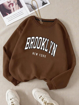 KIUTEES Full Sleeve Printed Women Sweatshirt
