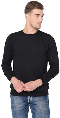 ERAWORLD Full Sleeve Solid Men Sweatshirt