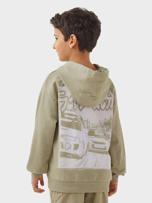 JUNIORS by Babyshop Full Sleeve Printed Boys Sweatshirt