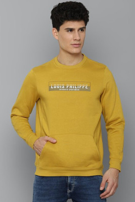 Louis Philippe Sport Full Sleeve Solid Men Sweatshirt