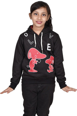 RIYA TRADING Full Sleeve Printed Girls Sweatshirt