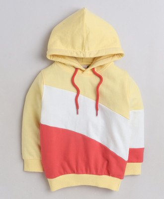BUMZEE Full Sleeve Color Block Boys Sweatshirt