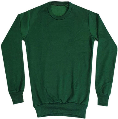 KAYU Full Sleeve Solid Boys Sweatshirt