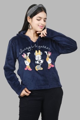 NEYSA Full Sleeve Printed Girls Sweatshirt