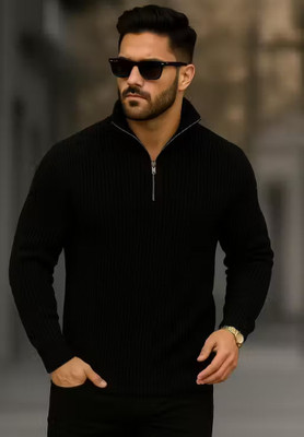 MYMUNI Full Sleeve Solid Men Reversible Sweatshirt