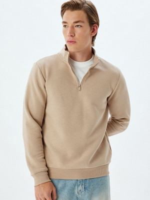 Mast & Harbour Full Sleeve Solid Men Sweatshirt