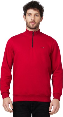 Spykar Full Sleeve Solid Men Sweatshirt