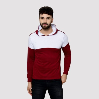 eela collection Full Sleeve Color Block Men Sweatshirt