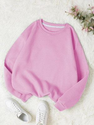 WAYIT FASHION Full Sleeve Solid Women Sweatshirt