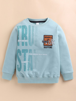 Ginie Full Sleeve Graphic Print Boys Sweatshirt