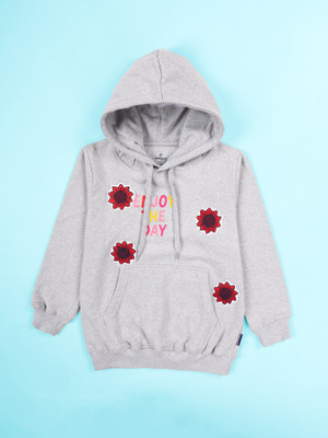KiddoPanti Full Sleeve Printed Girls Sweatshirt