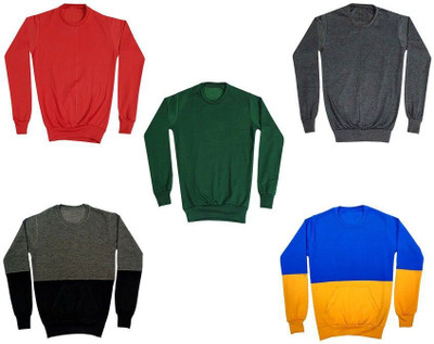 AE Trends Full Sleeve Solid Boys Sweatshirt