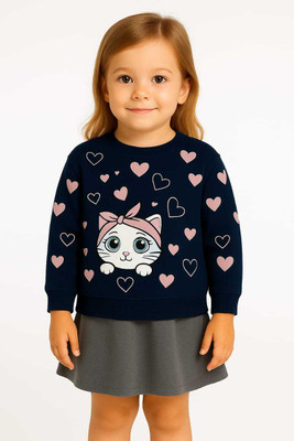 DOODEEKIDS Full Sleeve Printed Baby Boys & Baby Girls Sweatshirt