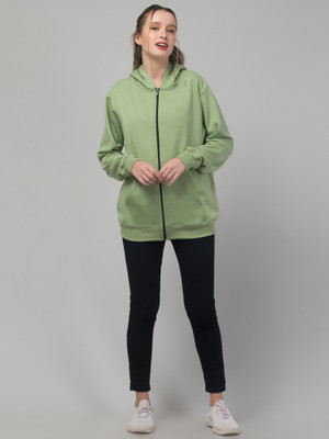 ADIXUS Full Sleeve Solid Women Sweatshirt