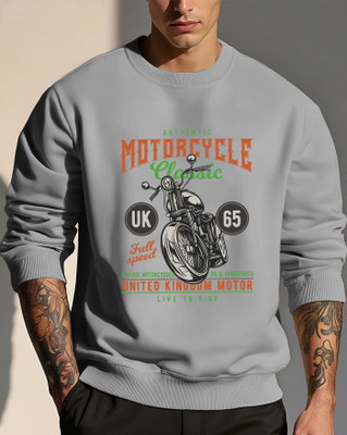 AUSK Full Sleeve Printed Men Sweatshirt