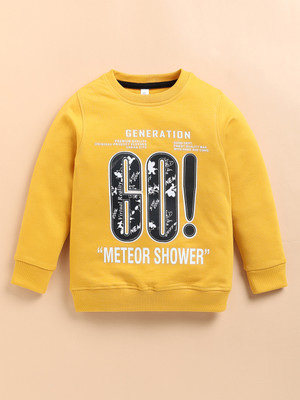 Ginie Full Sleeve Printed Boys Sweatshirt