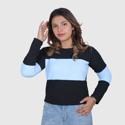 MYMUNI Full Sleeve Self Design Women Sweatshirt