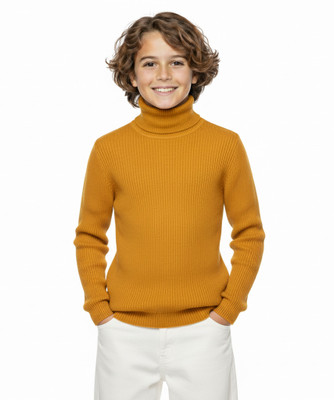 Clothify Full Sleeve Self Design Boys Sweatshirt