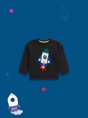 Mothercare Full Sleeve Self Design Baby Boys Sweatshirt