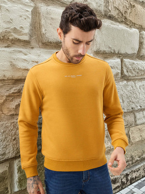 Status Quo Full Sleeve Solid Men Sweatshirt