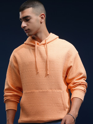 HIGHLANDER Full Sleeve Self Design Men Sweatshirt