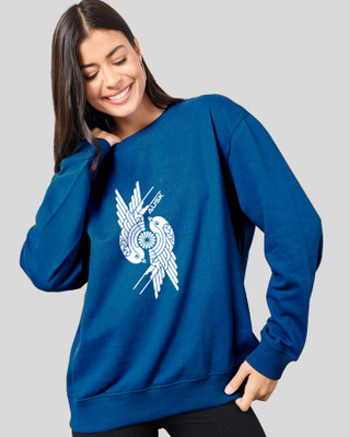 AUSK Full Sleeve Printed Women Sweatshirt